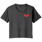 SIYK HEART - TOXSIYK Bella Women's Crop Tee