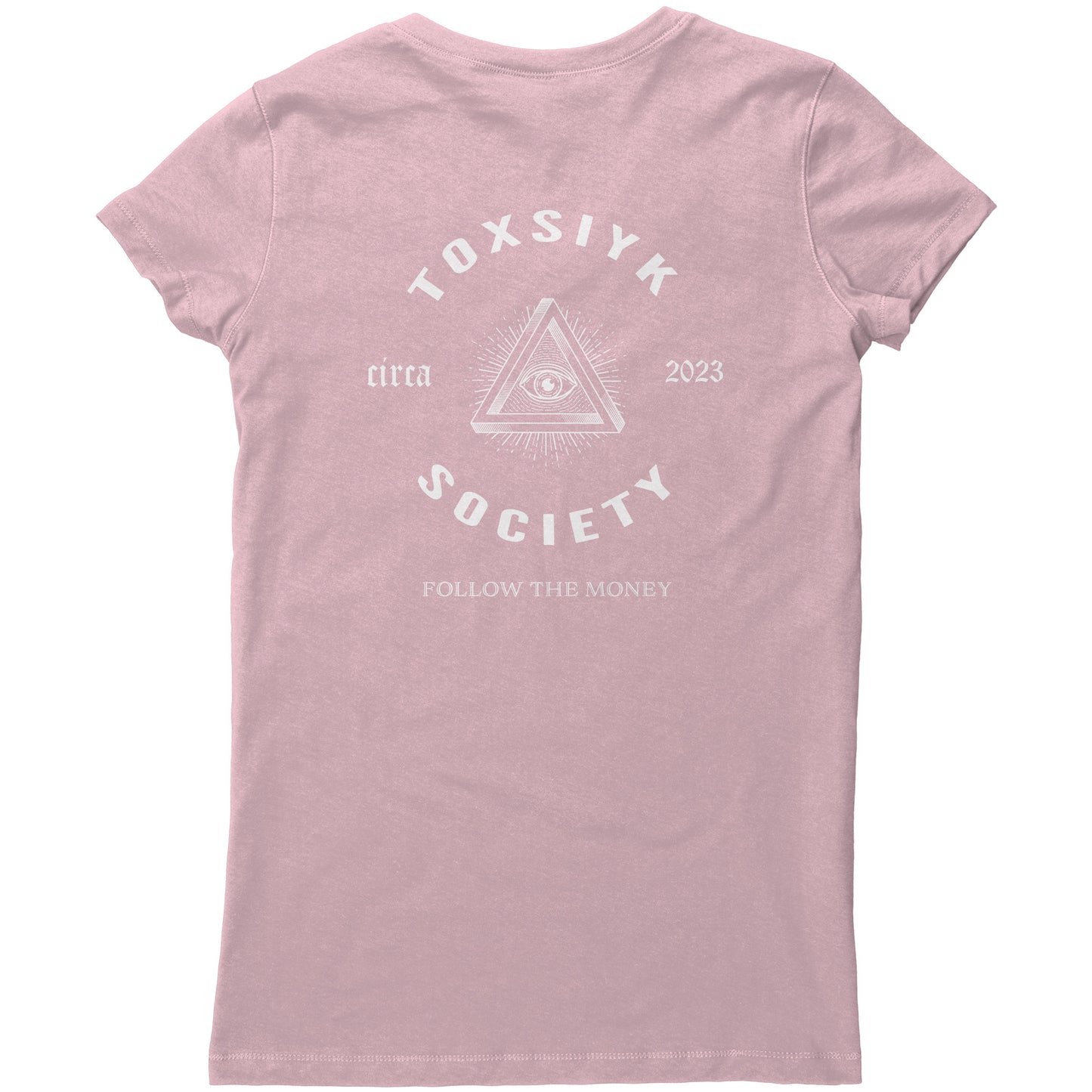 FOLLOW THE MONEY -TOXSIYK  Bella Women's V-Neck