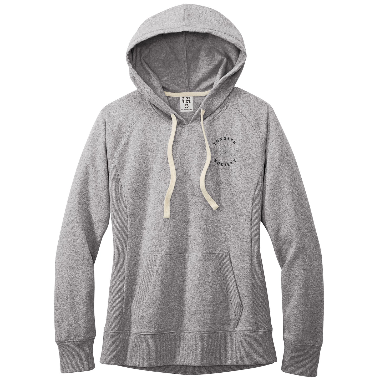 FOLLOW THE MONEY -TOXSIYK  District Women's Re-Fleece Hoodie