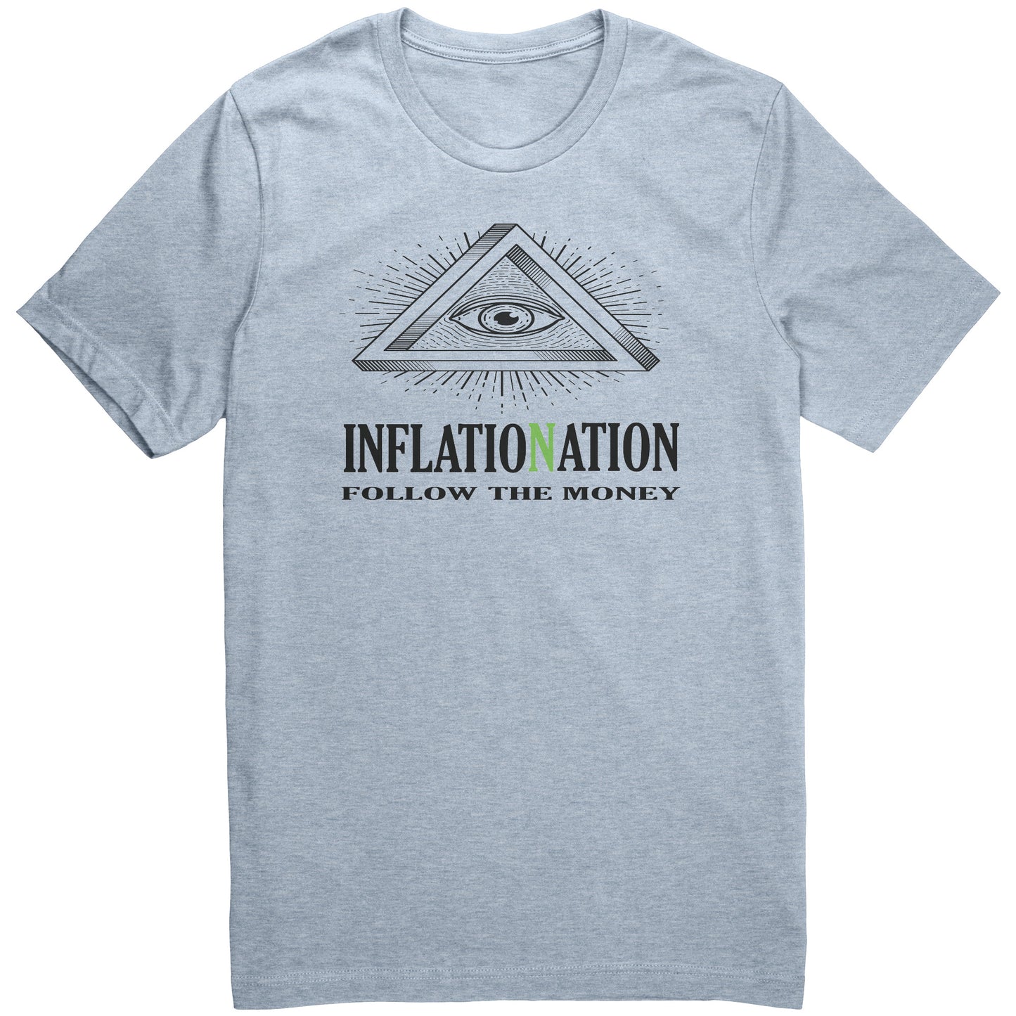 FOLLOW THE MONEY INFLATION NATION Canvas Unisex CVC