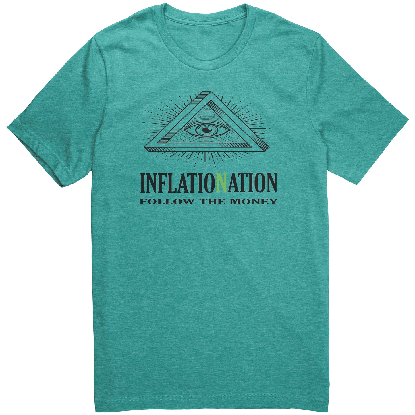 FOLLOW THE MONEY INFLATION NATION Canvas Unisex CVC