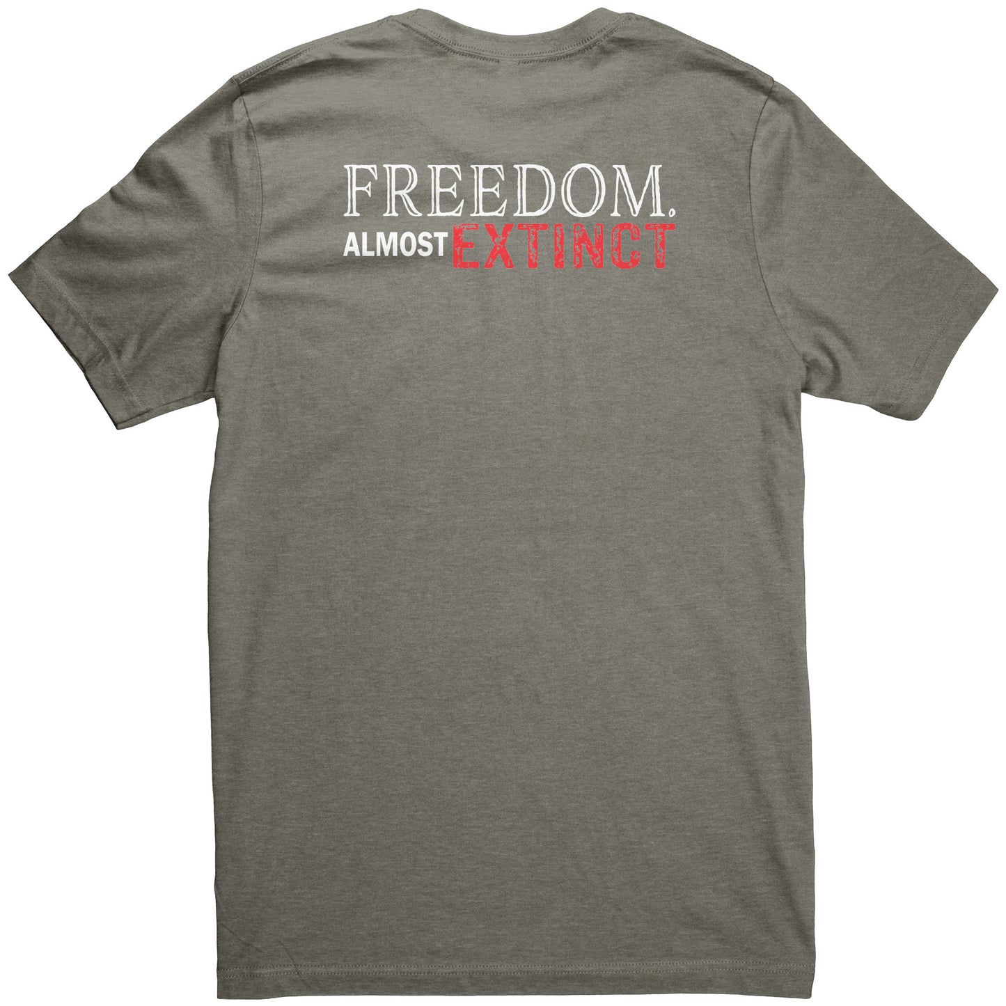 FREEDOM ALMOST EXTINCT Canvas Unisex CVC