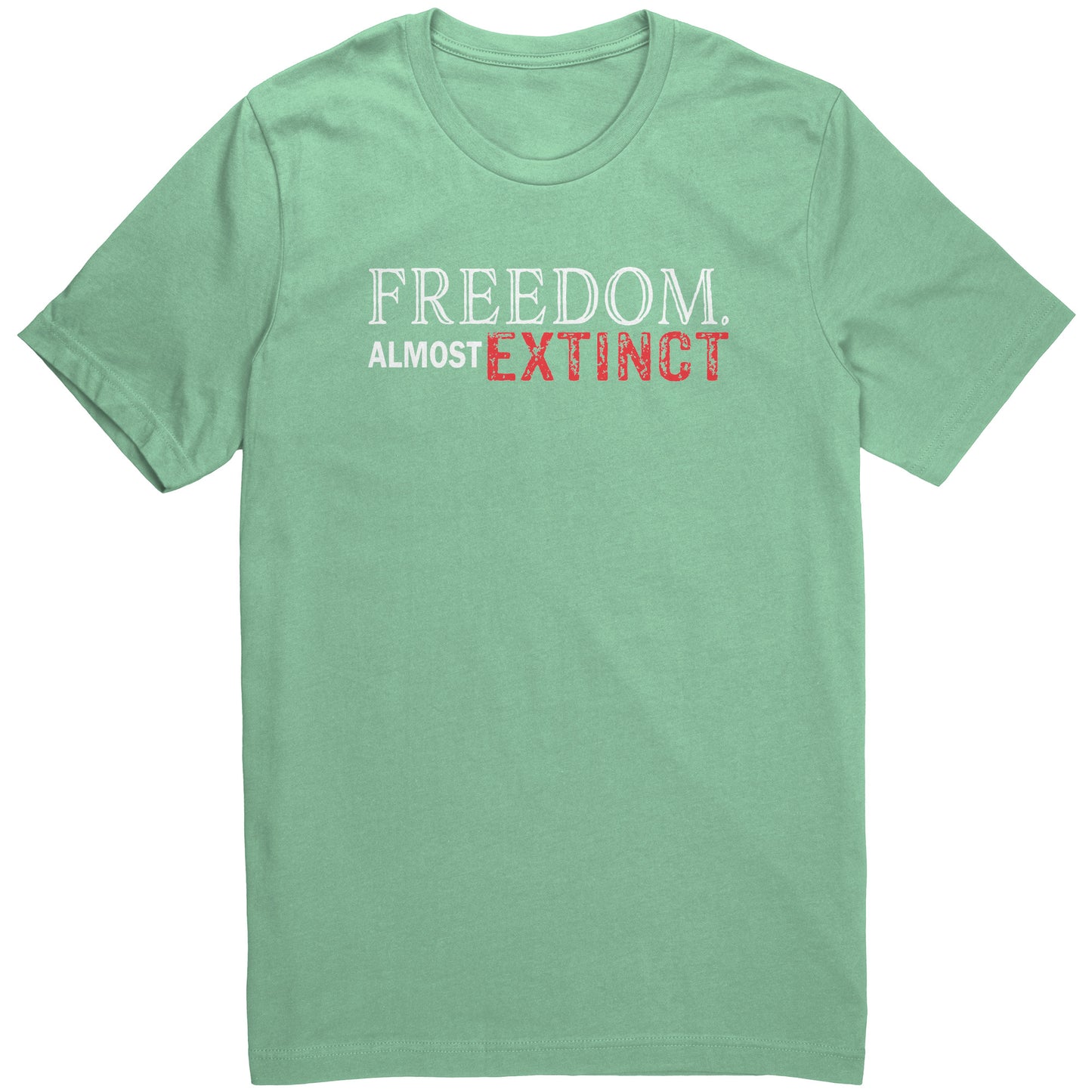 FREEDOM ALMOST EXTINCT Canvas Unisex Shirt