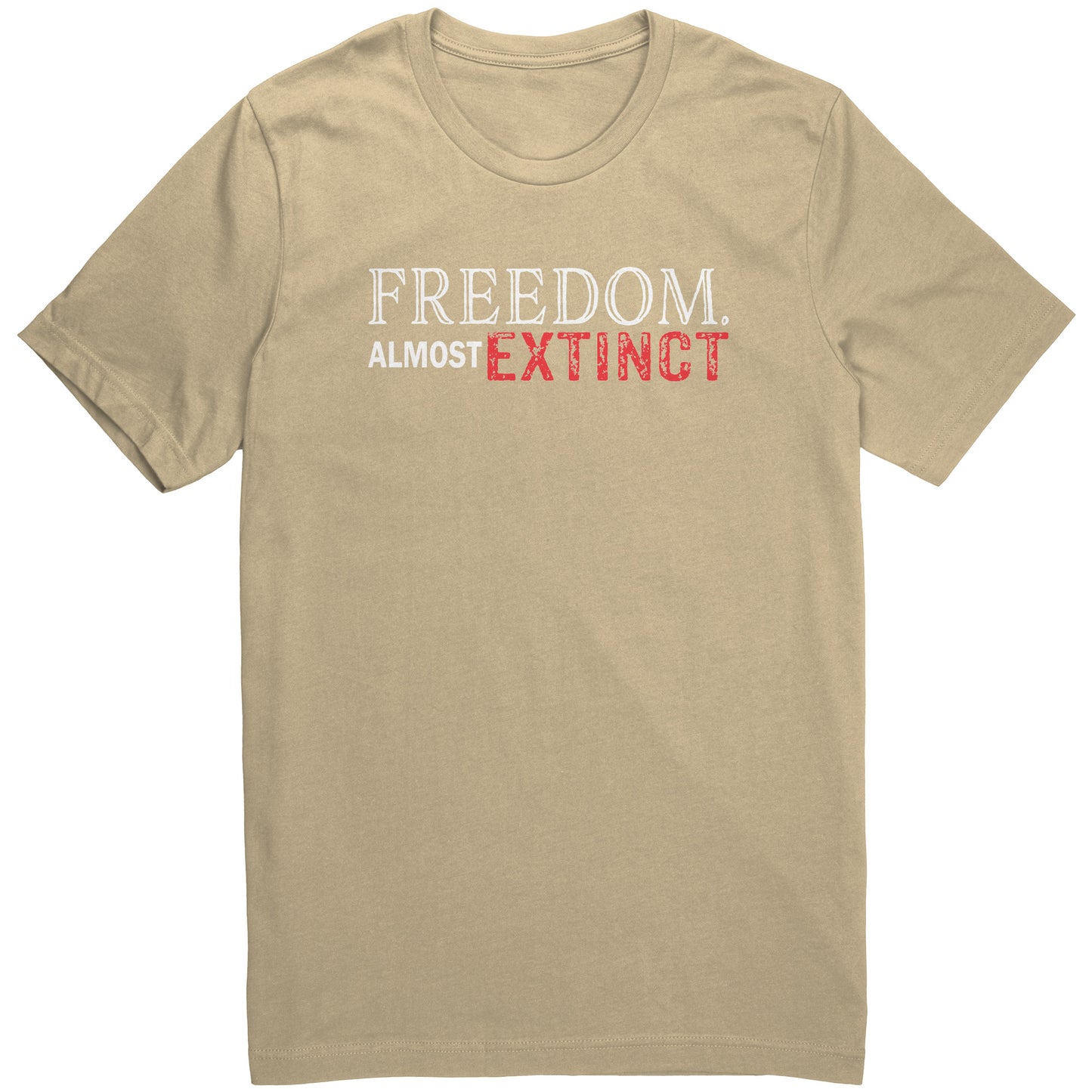 FREEDOM ALMOST EXTINCT Canvas Unisex Shirt