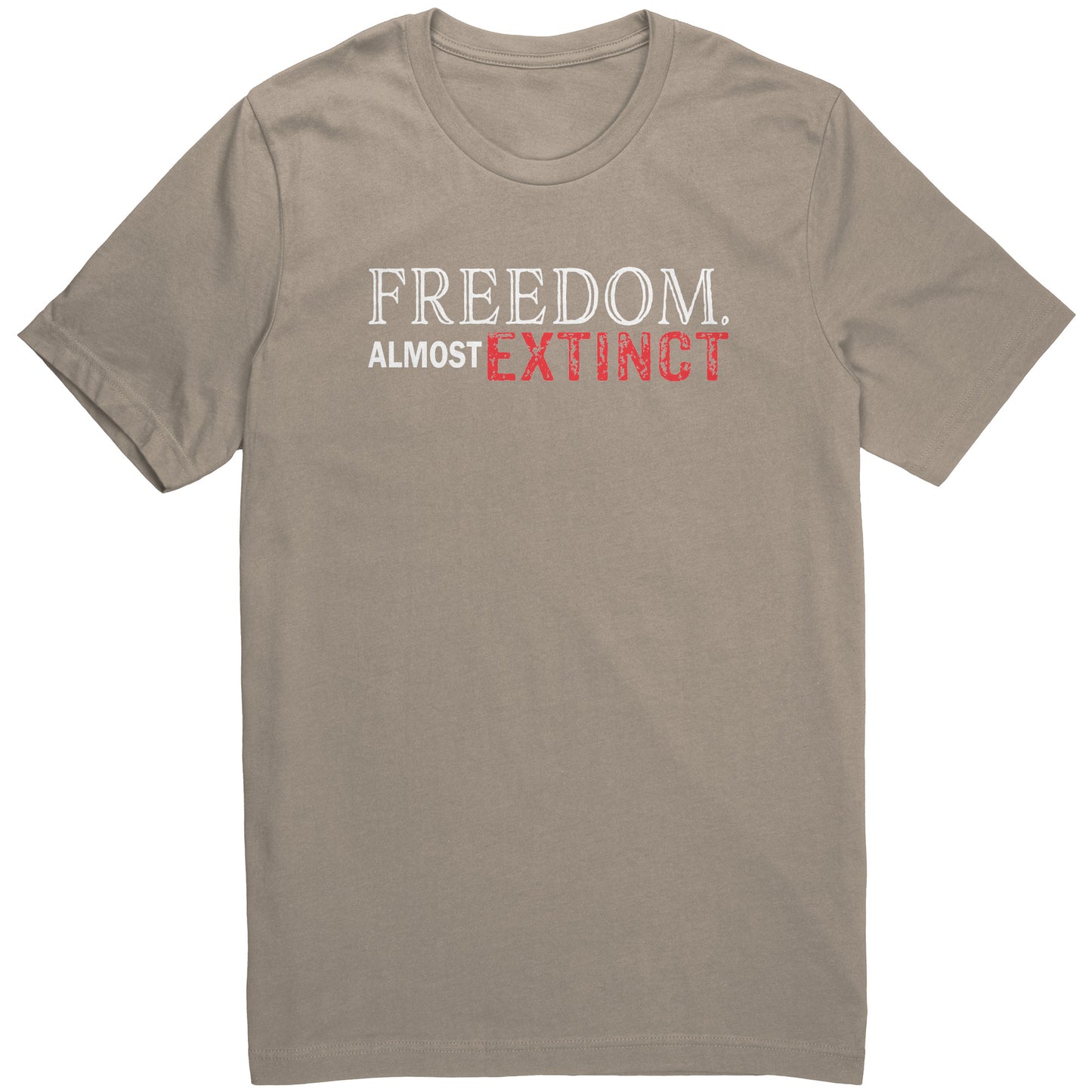 FREEDOM ALMOST EXTINCT Canvas Unisex Shirt