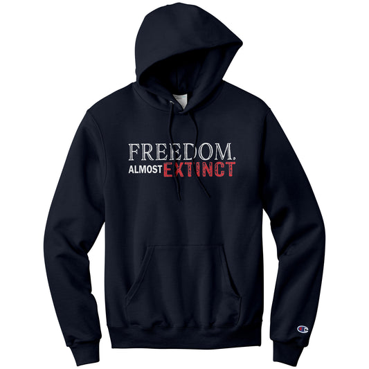 FREEDOM ALMOST EXTINCT Champion Hoodie