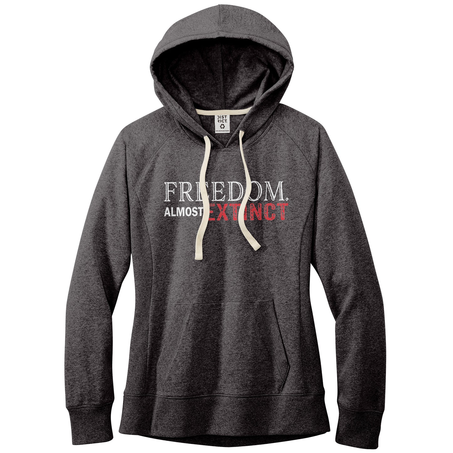 FREEDOM ALMOST EXTINCT District Women's Re-Fleece Hoodie