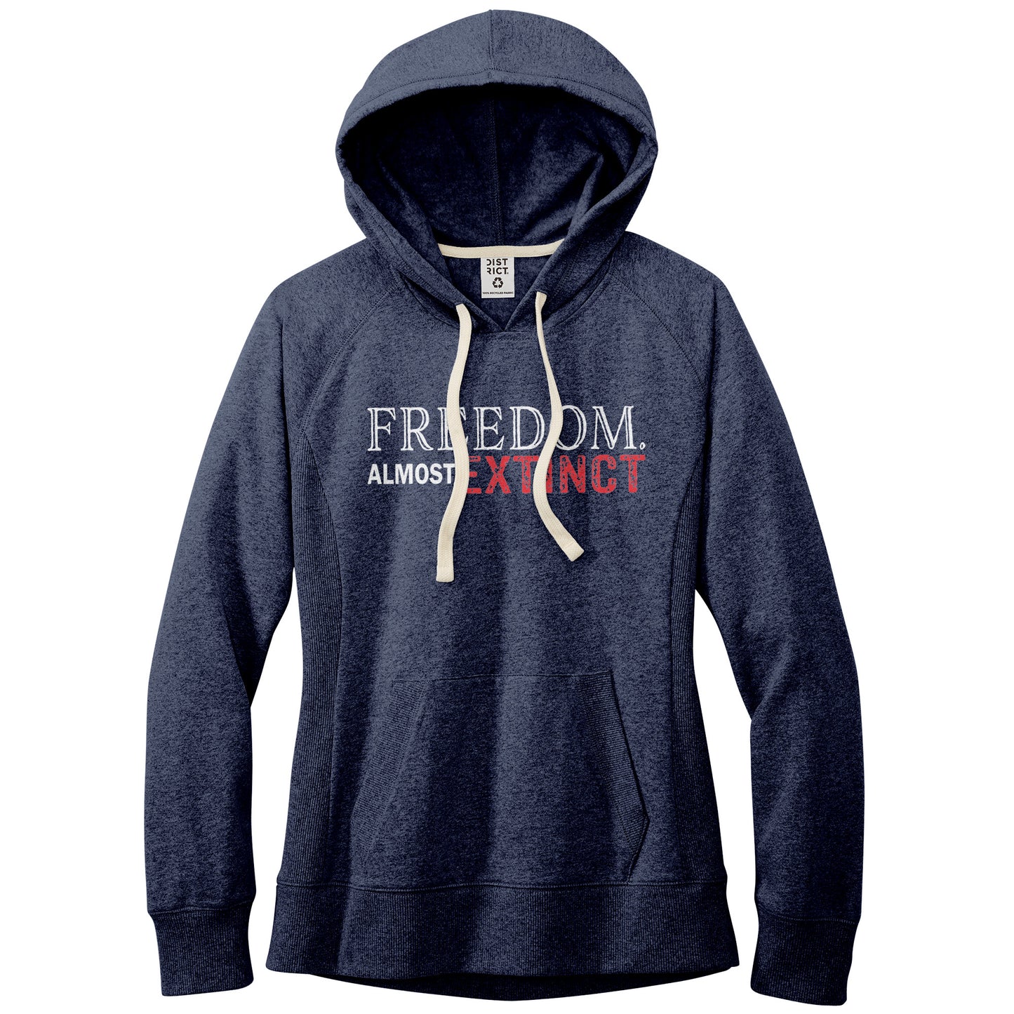 FREEDOM ALMOST EXTINCT District Women's Re-Fleece Hoodie