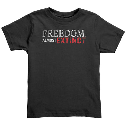 FREEDOM ALMOST EXTINCT Rabbit Skins Toddler Shirt