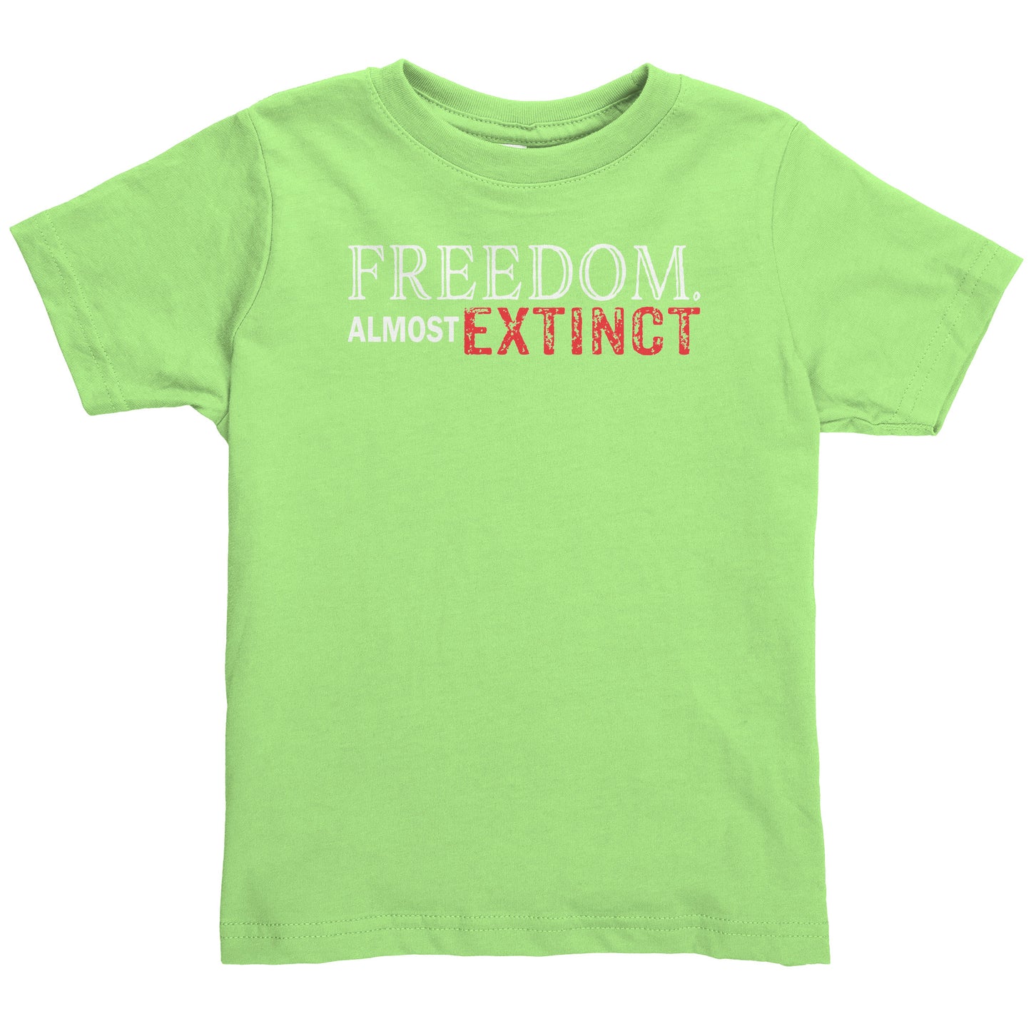 FREEDOM ALMOST EXTINCT Rabbit Skins Toddler Shirt