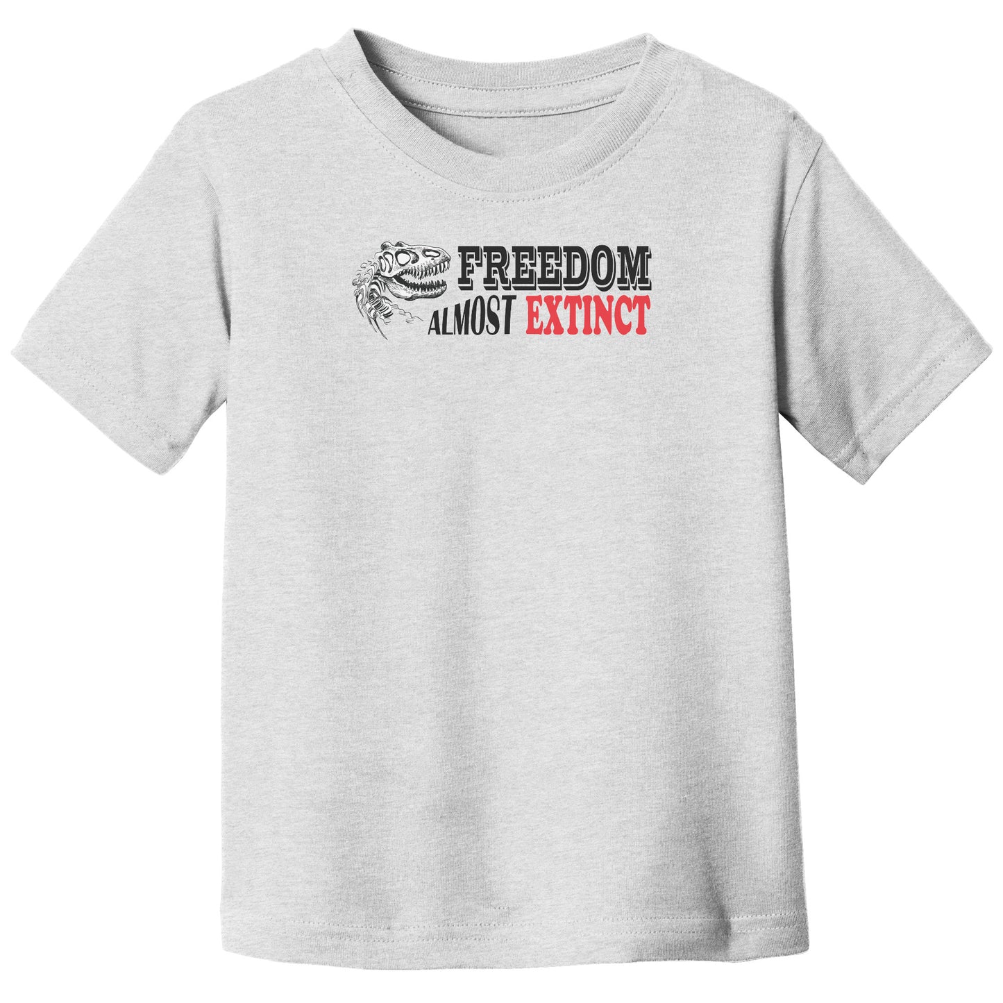 FREEDOM ALMOST EXTINCT Canvas Toddler Jersey Short-Sleeve T-Shirt