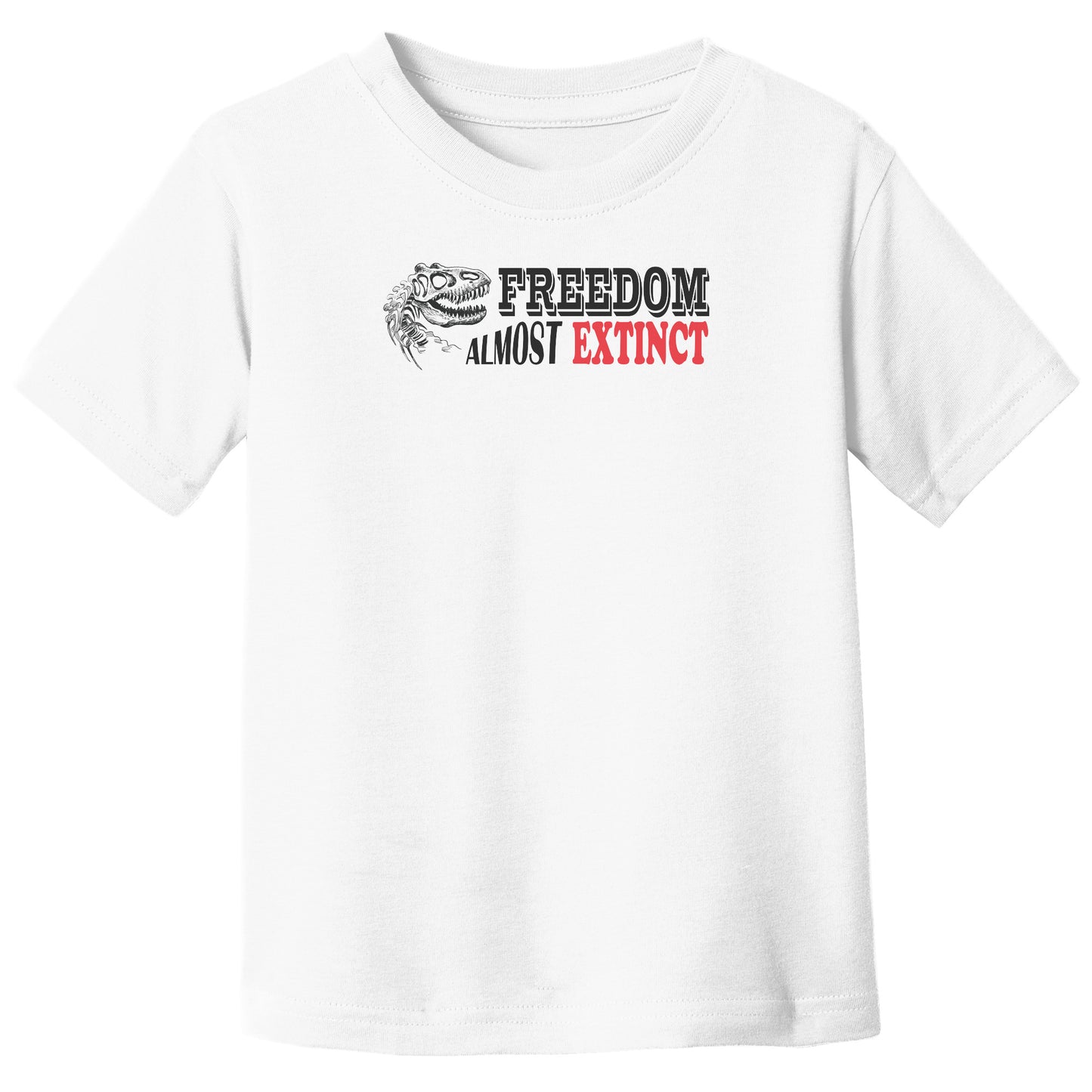 FREEDOM ALMOST EXTINCT Canvas Toddler Jersey Short-Sleeve T-Shirt