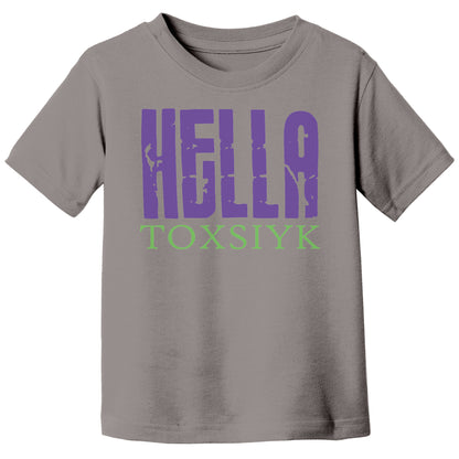 HELLA TOXSIYK Canvas Toddler Jersey Short-Sleeve T-Shirt