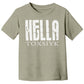 HELLA TOXSIYK Canvas Toddler Jersey Short-Sleeve T-Shirt  WHT