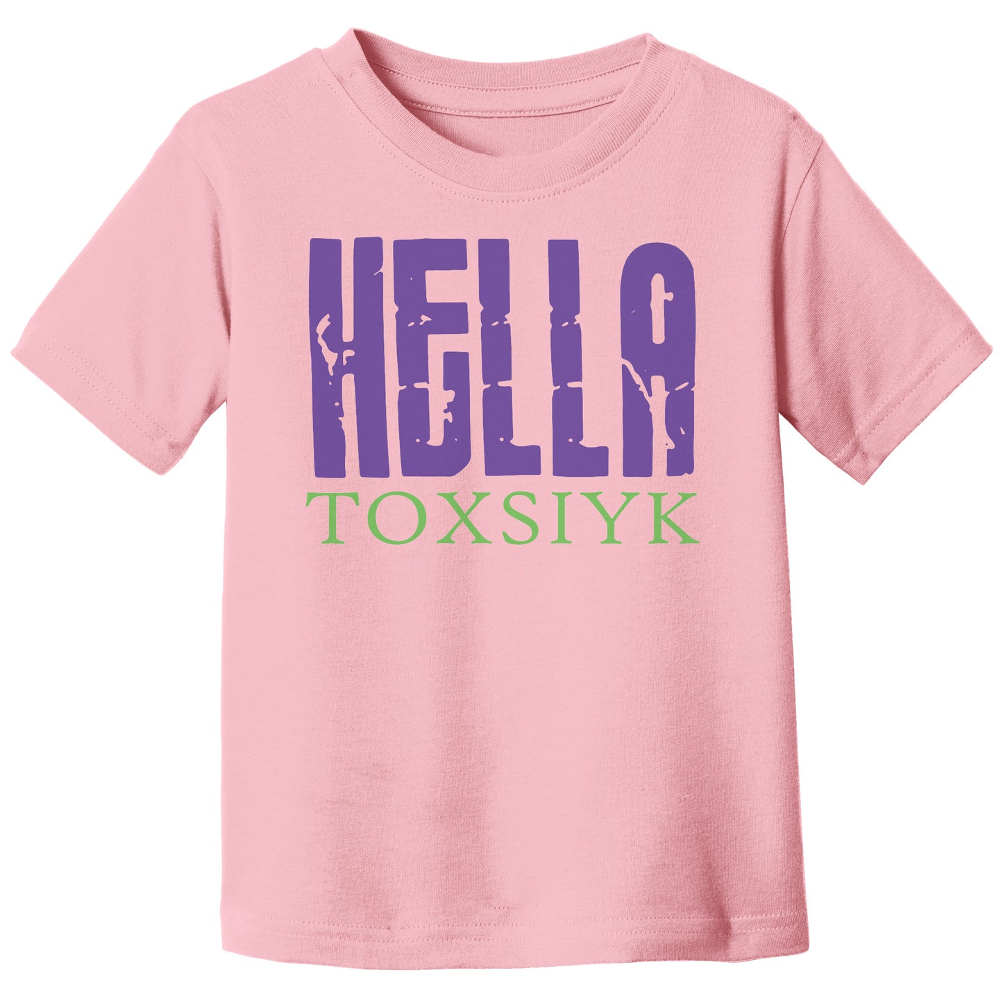 HELLA TOXSIYK Canvas Toddler Jersey Short-Sleeve T-Shirt