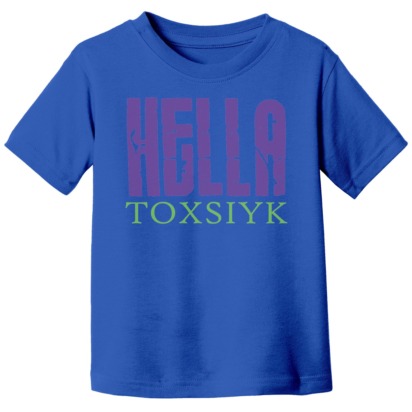 HELLA TOXSIYK Canvas Toddler Jersey Short-Sleeve T-Shirt