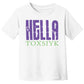 HELLA TOXSIYK Canvas Toddler Jersey Short-Sleeve T-Shirt