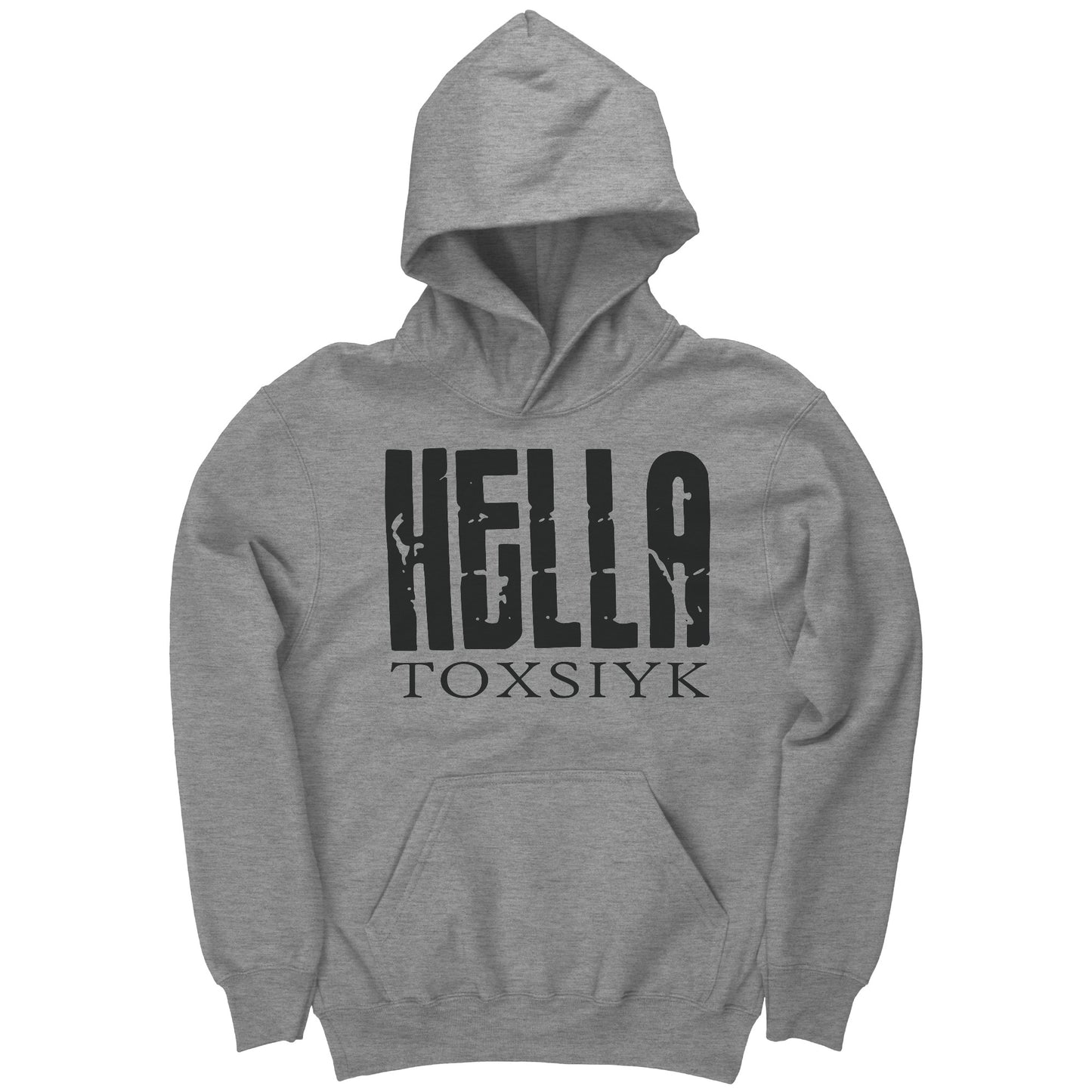 HELLA TOXSIYK Port & Co Youth Hoodie BLK