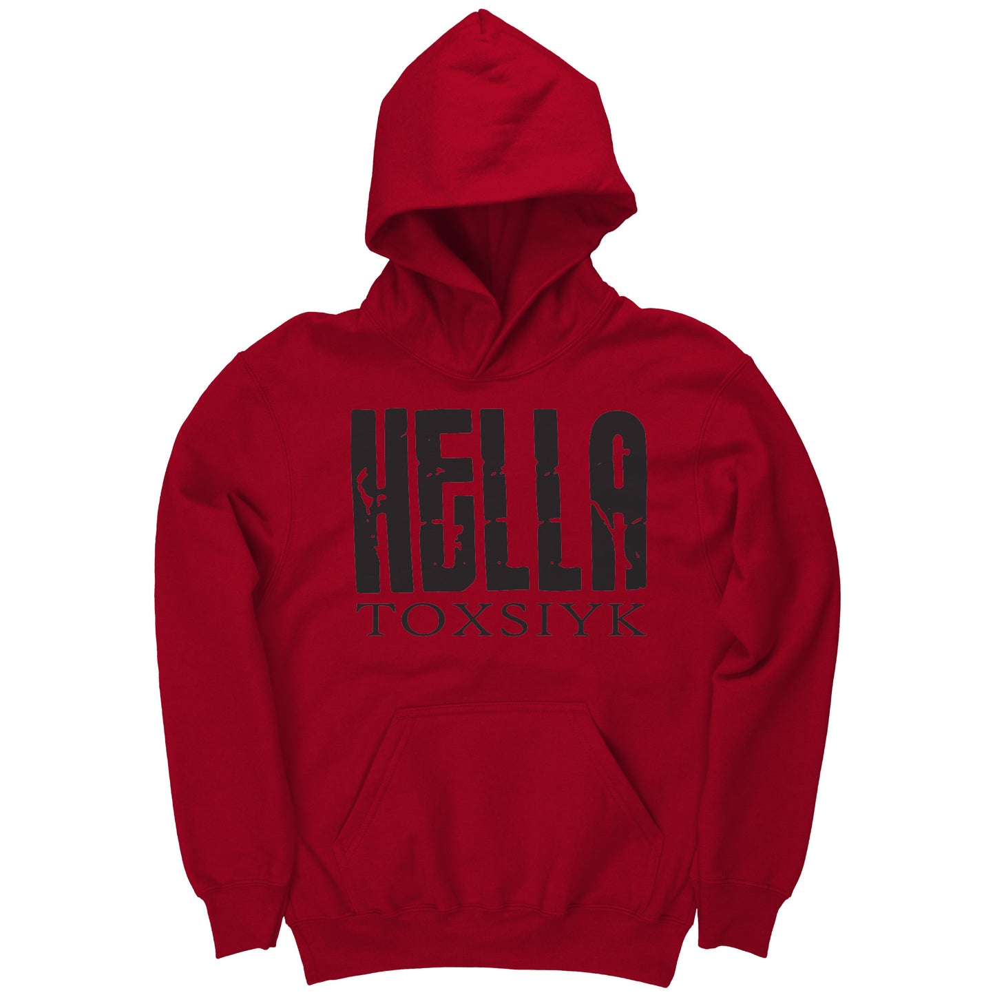 HELLA TOXSIYK Port & Co Youth Hoodie BLK