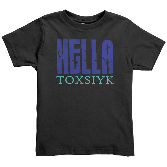 HELLA TOXSIYK Rabbit Skins Toddler Shirt  BLUE/TEAL