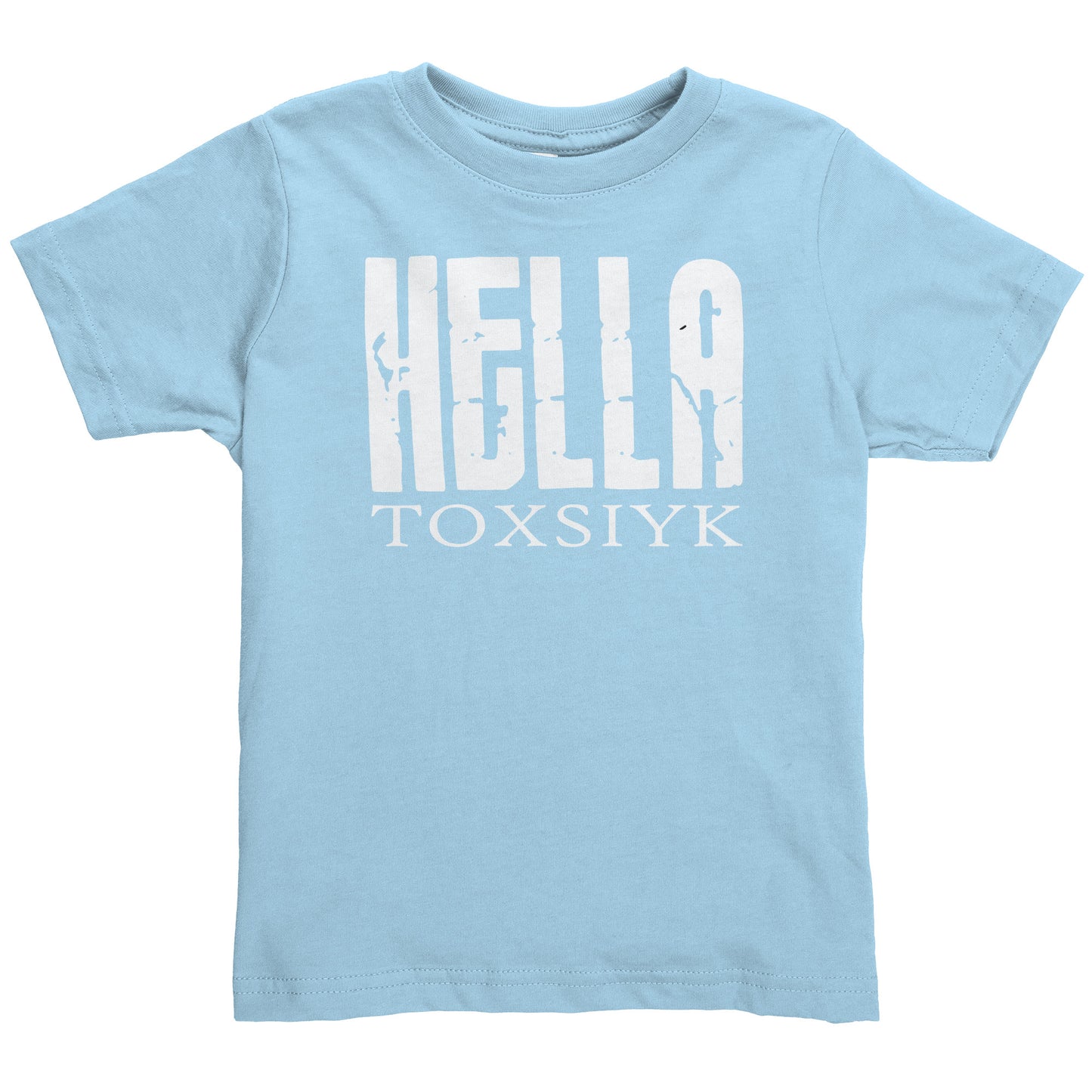 HELLA TOXSIYK Rabbit Skins Toddler Shirt WHT