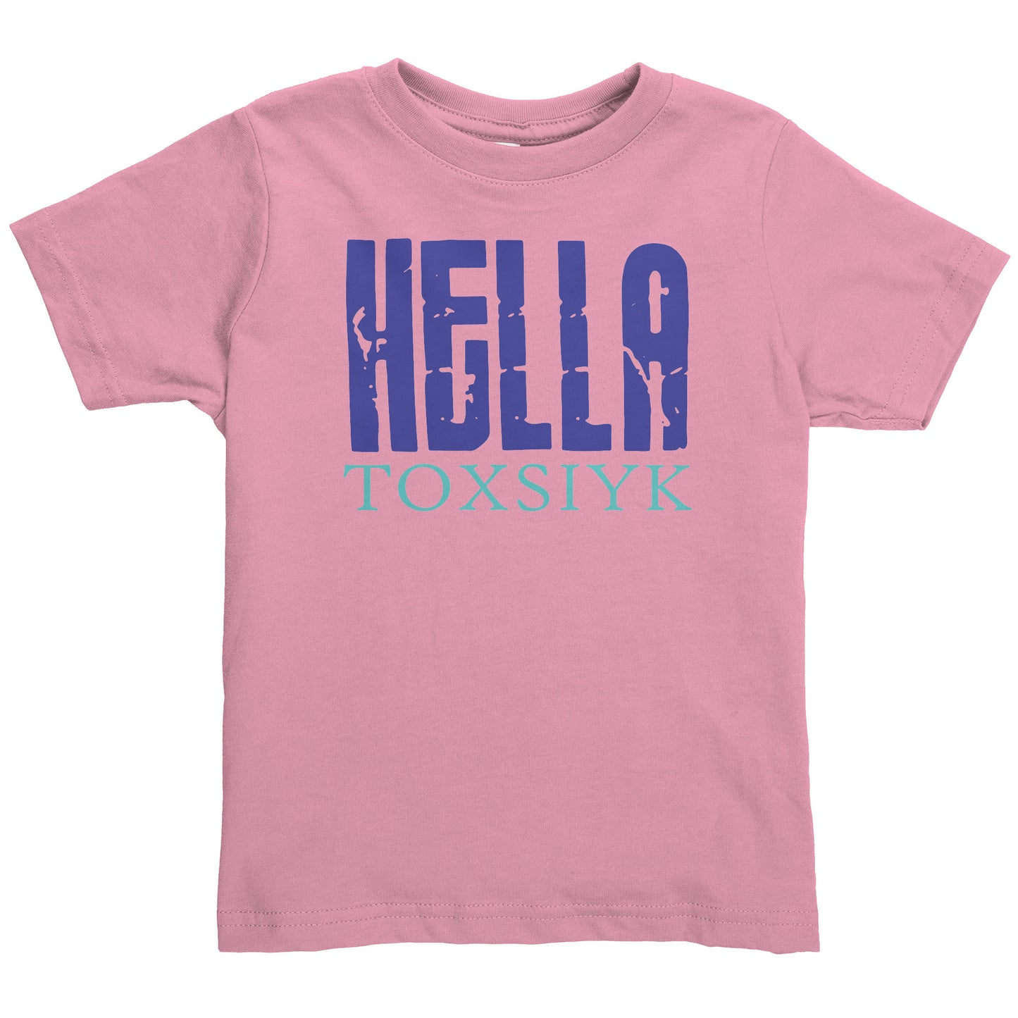 HELLA TOXSIYK Rabbit Skins Toddler Shirt  BLUE/TEAL