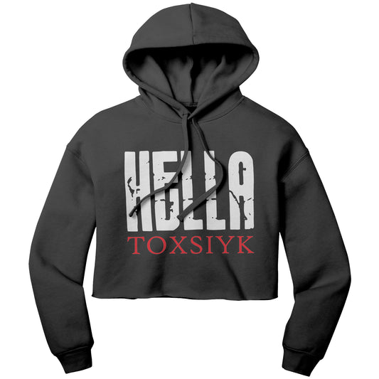 HELLA TOXSIYK  Bella Women's Crop Fleece Hoodie