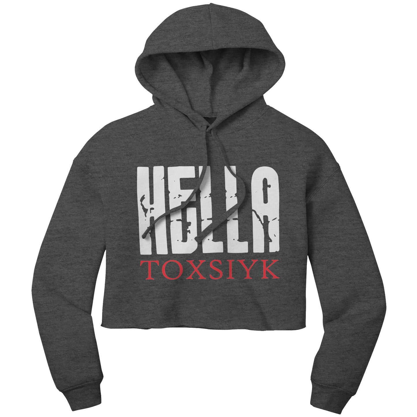 HELLA TOXSIYK  Bella Women's Crop Fleece Hoodie