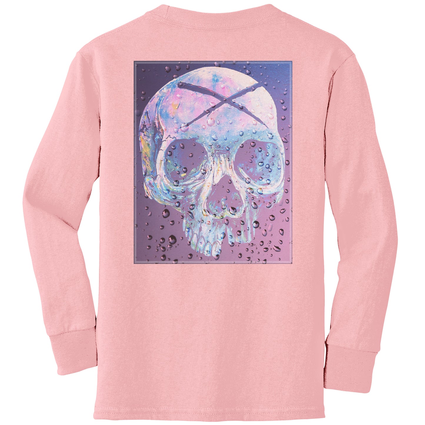 TOXSIYK MORTALITY Skull Art Graphic  Canvas Toddler Jersey Long Sleeve T-Shirt