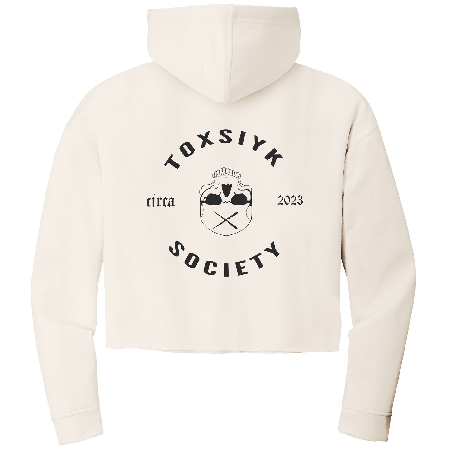 TOXSIYK CIRCA 2023 -ITC Women’s Lightweight Crop Hooded Sweatshirt