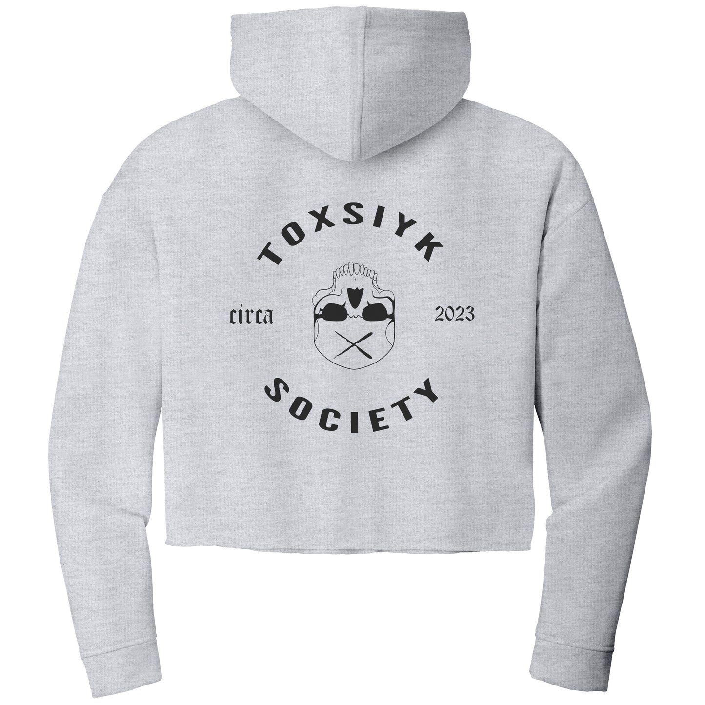 TOXSIYK CIRCA 2023 -ITC Women’s Lightweight Crop Hooded Sweatshirt