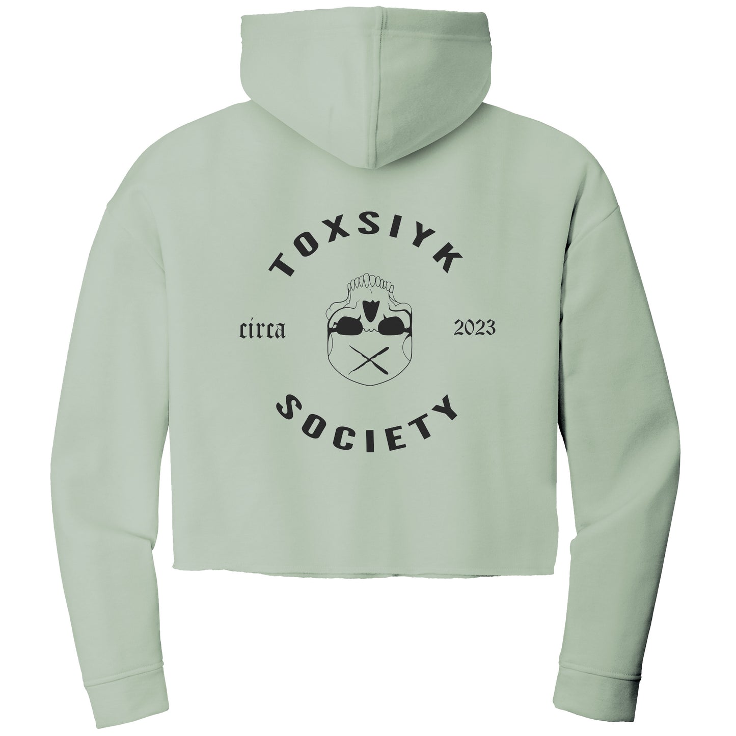 TOXSIYK CIRCA 2023 -ITC Women’s Lightweight Crop Hooded Sweatshirt