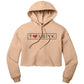 TOXSIYK HAS A HEART Bella Women's Crop Fleece Hoodie