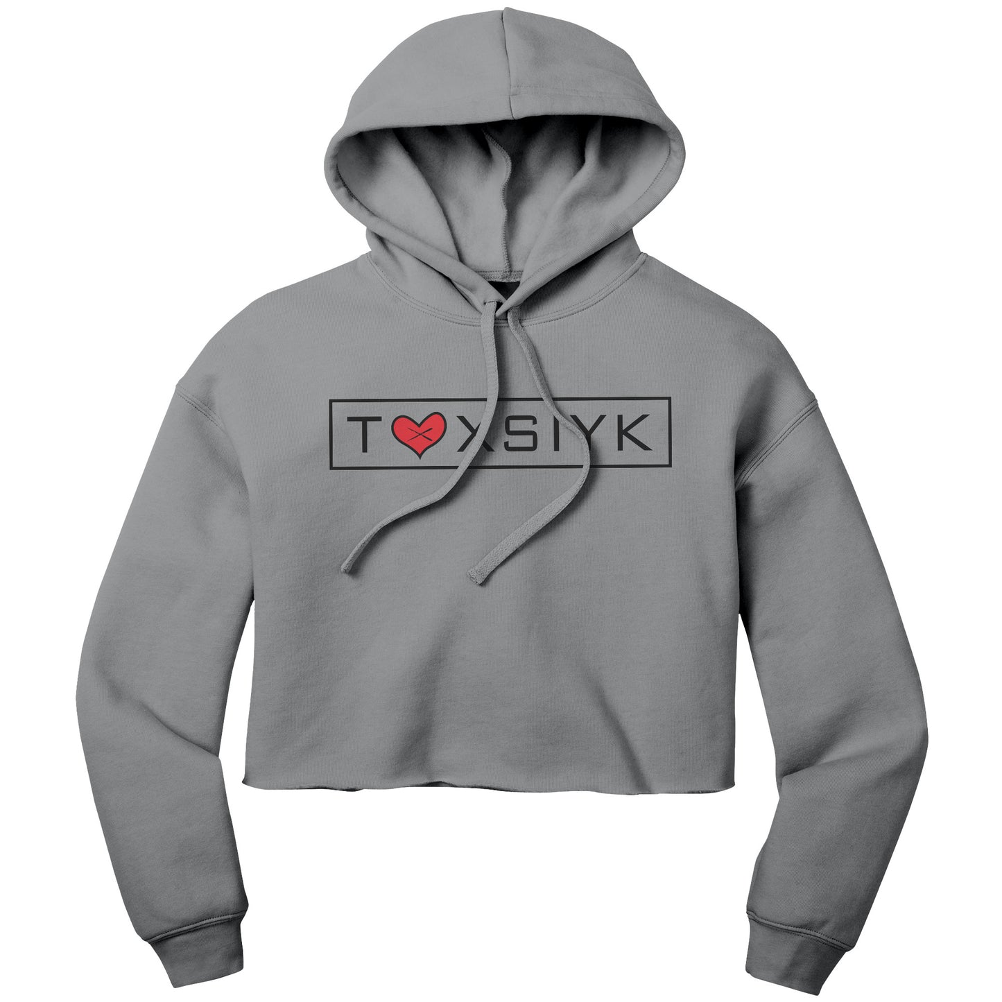 TOXSIYK HAS A HEART Bella Women's Crop Fleece Hoodie