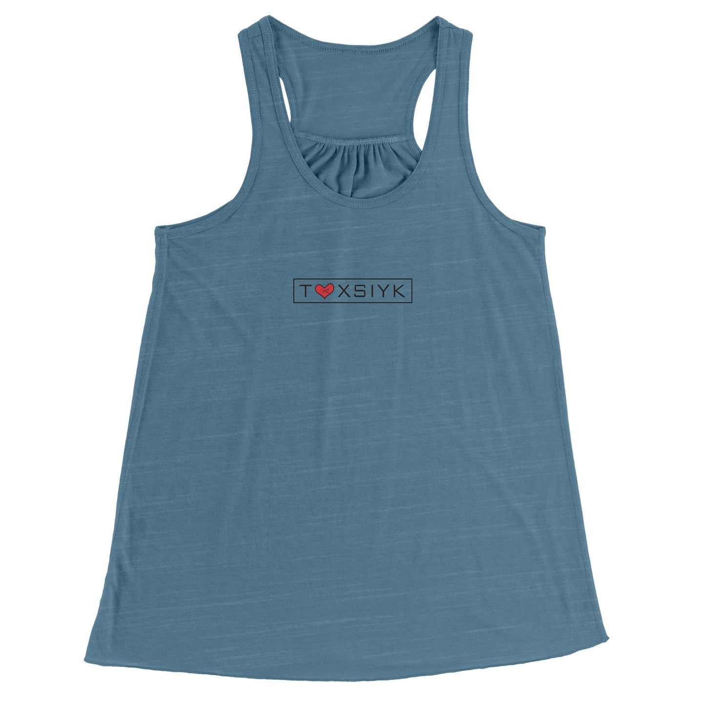 TOXSIYK HAS A HEART Women's Bella Flowy Raceback Tank