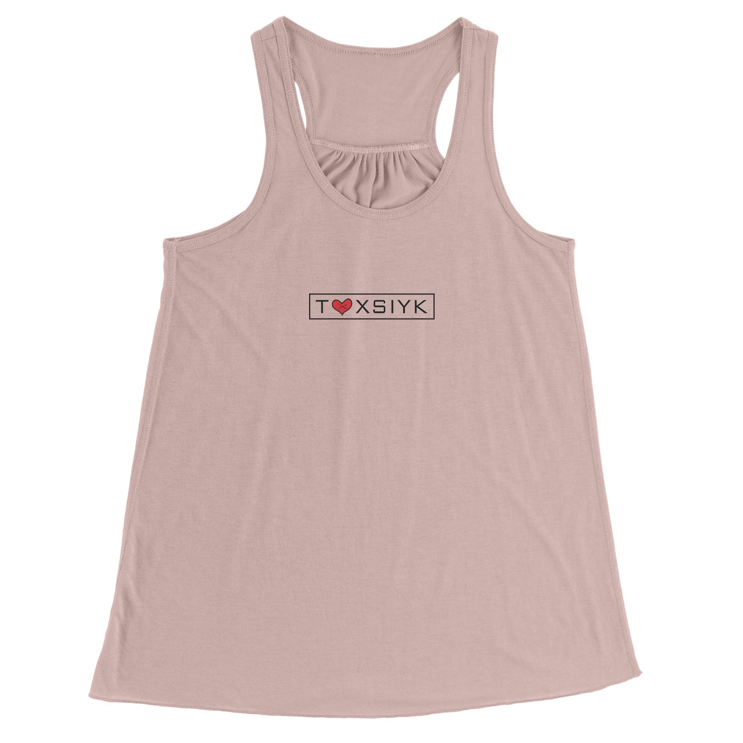 TOXSIYK HAS A HEART Women's Bella Flowy Raceback Tank