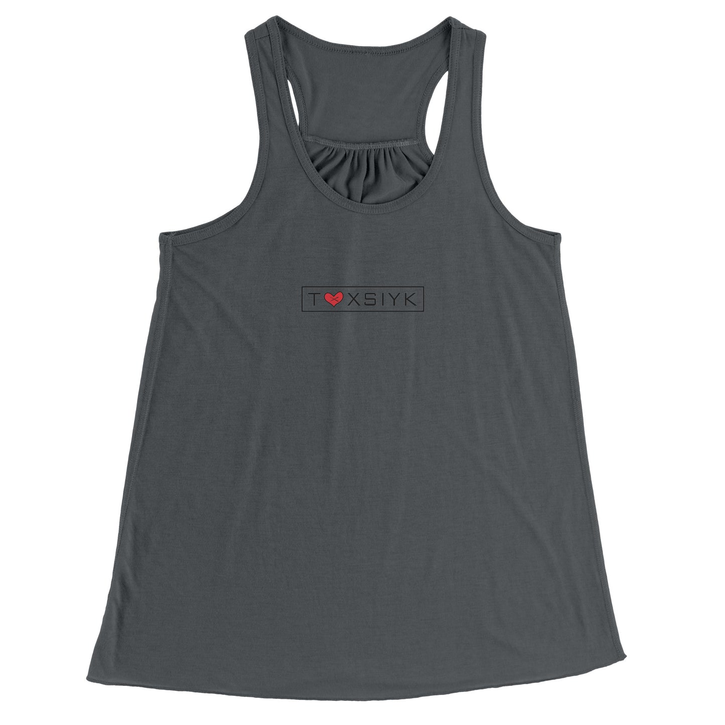 TOXSIYK HAS A HEART Women's Bella Flowy Raceback Tank