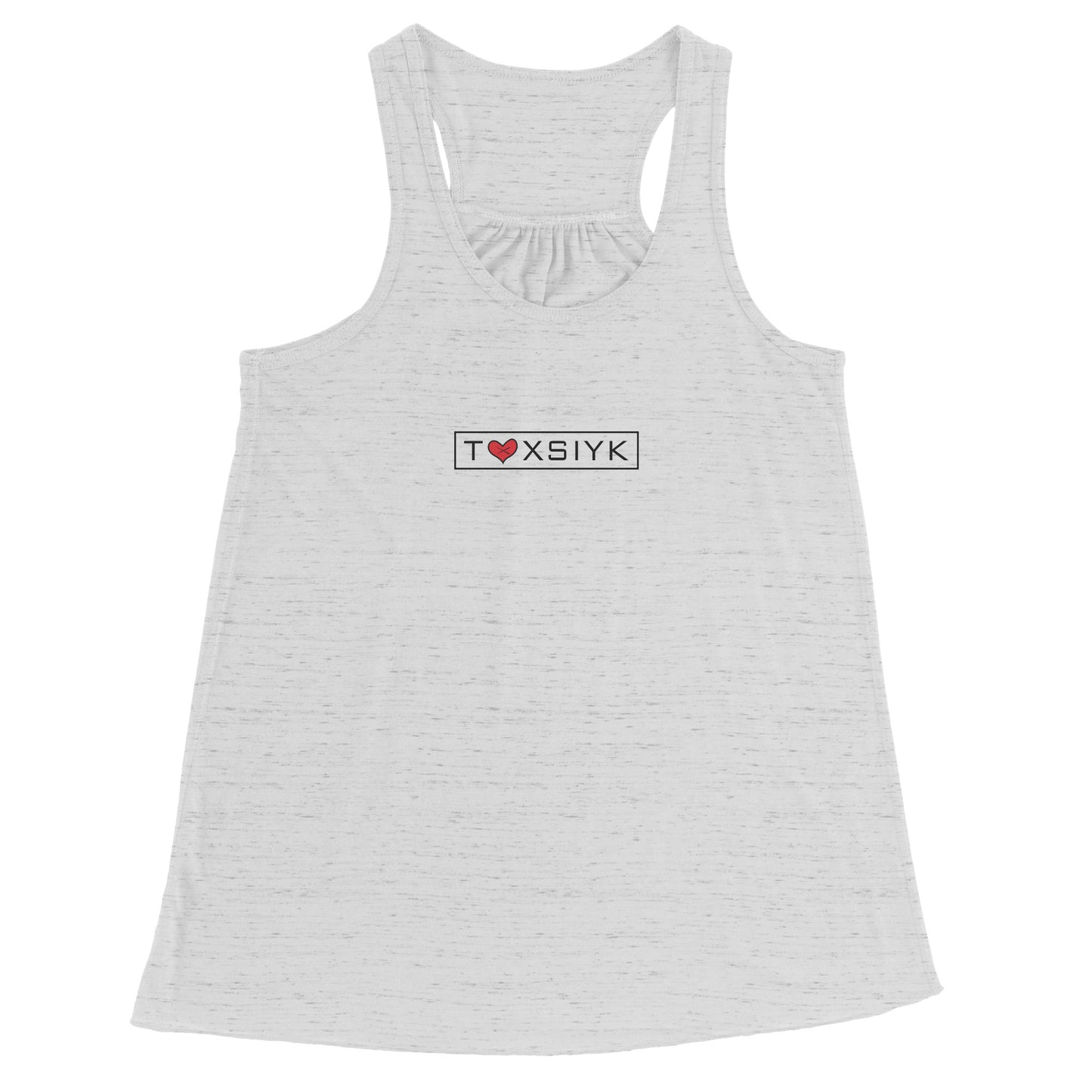 TOXSIYK HAS A HEART Women's Bella Flowy Raceback Tank