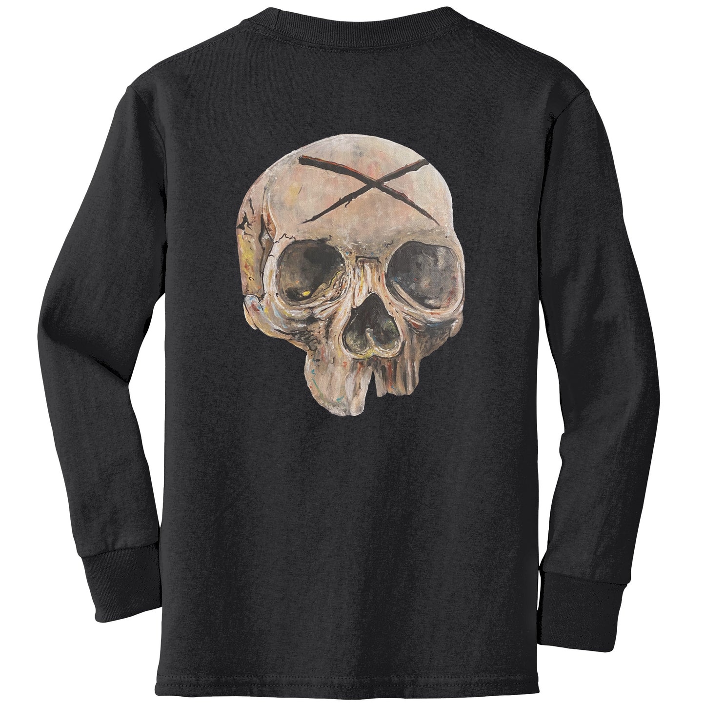 TOXSIYK MORTALITY Canvas Toddler Jersey Long Sleeve T-Shirt