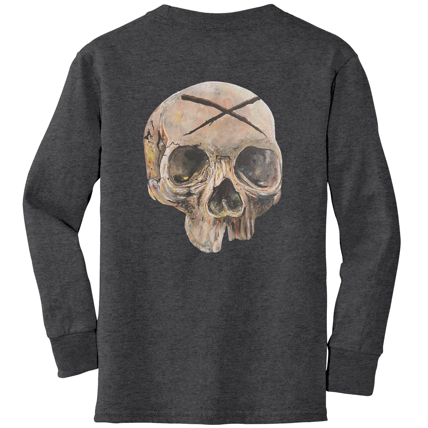 TOXSIYK MORTALITY Canvas Toddler Jersey Long Sleeve T-Shirt