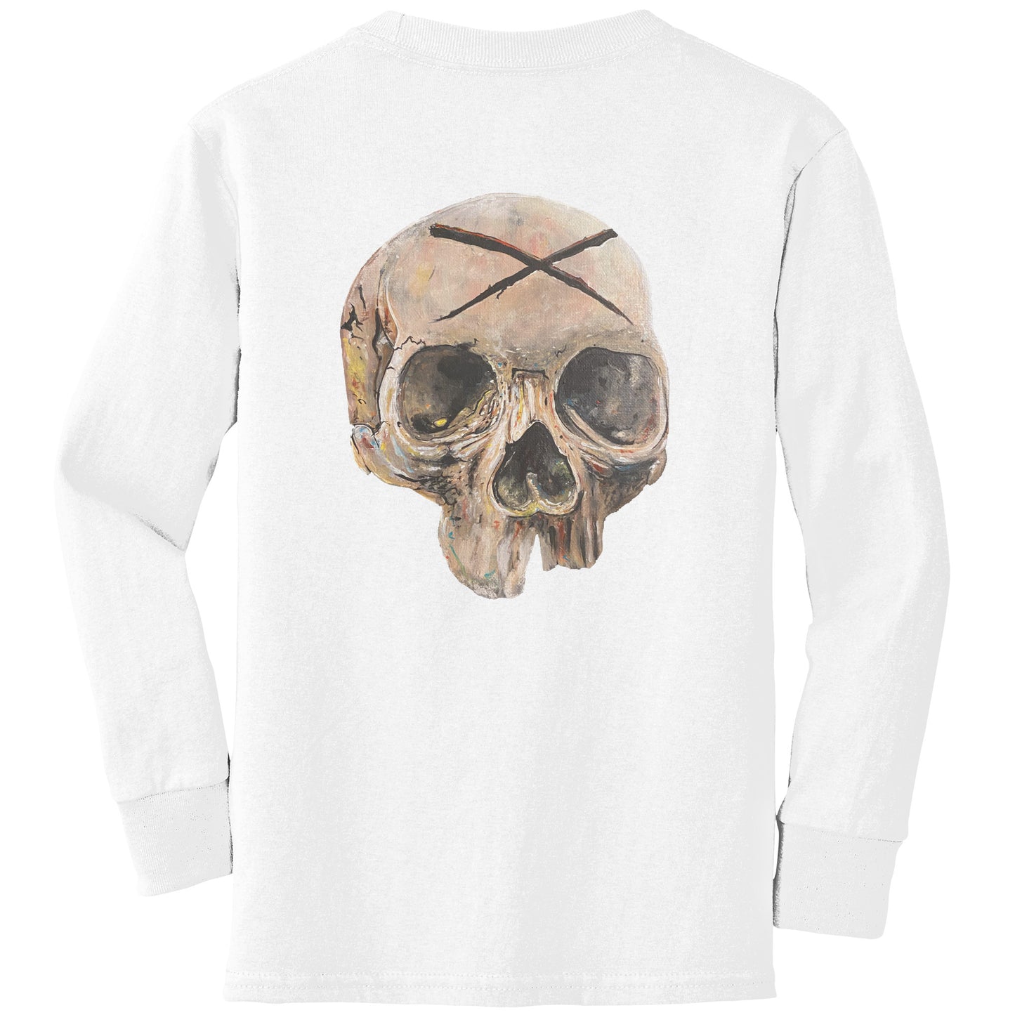 TOXSIYK MORTALITY Canvas Toddler Jersey Long Sleeve T-Shirt