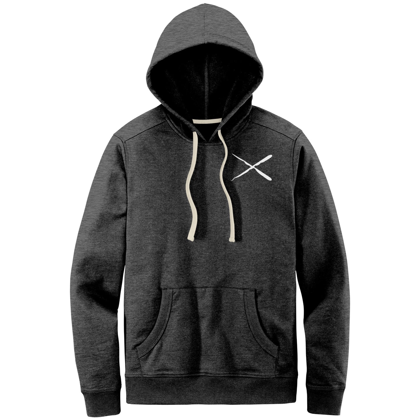 TOXSIYK MORTALITY District Mens Re-Fleece Hoodie  WHT