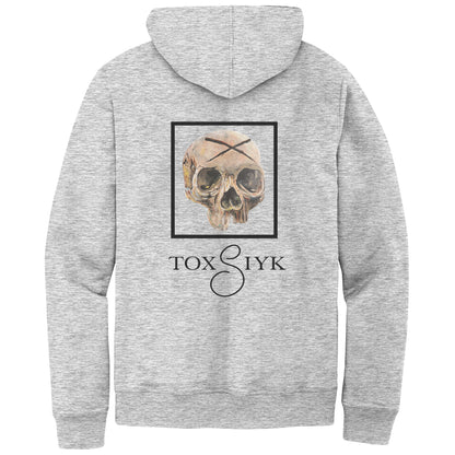 TOXSIYK MORTALITY District Mens Re-Fleece Hoodie  BLK