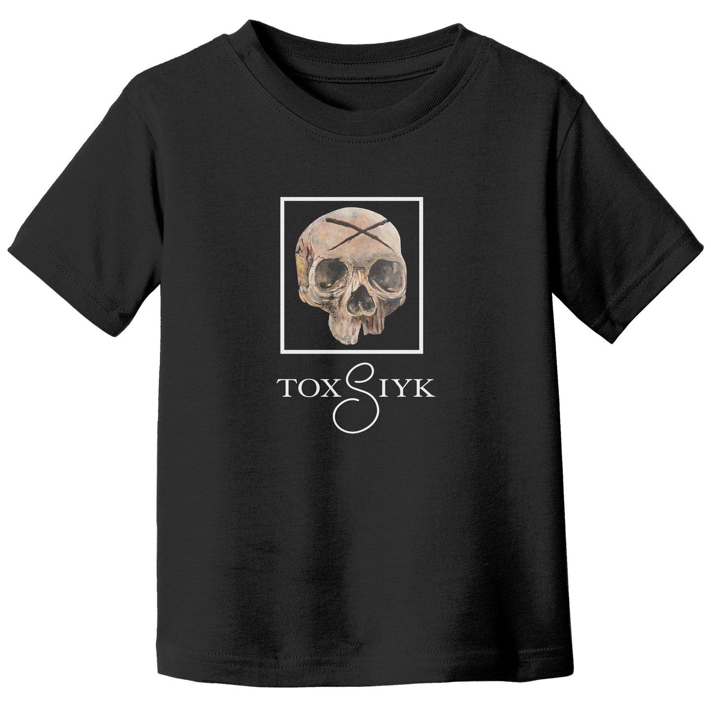 TOXSIYK MORTALITY Canvas Toddler Jersey Short Sleeve T-Shirt