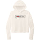 TOXSIYK HAS A HEART Women's crop hoodie