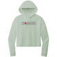 TOXSIYK HAS A HEART Women's crop hoodie