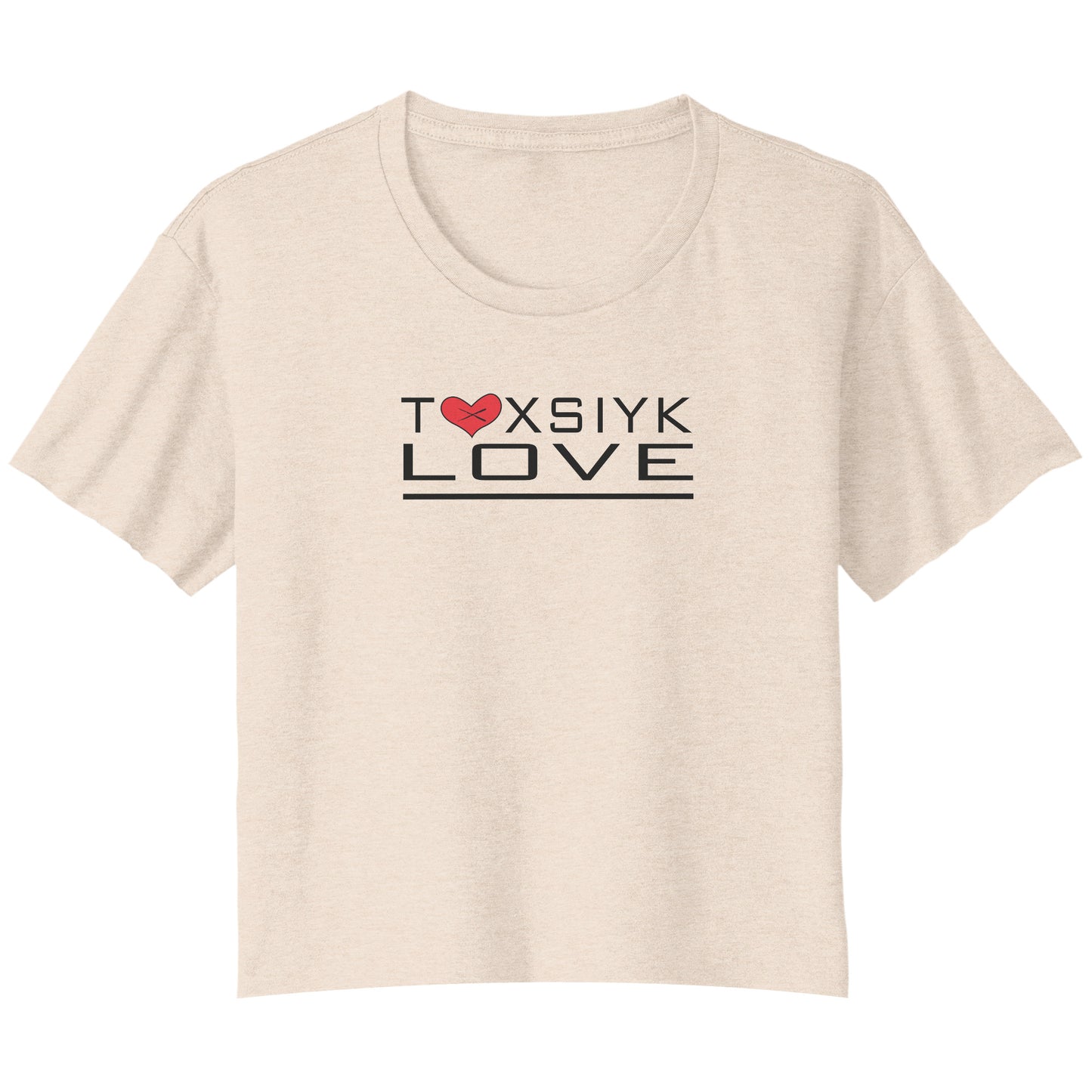 TOXSIYK LOVE  Women's Bella Crop Tee