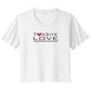 TOXSIYK LOVE  Women's Bella Crop Tee