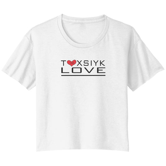 TOXSIYK LOVE  Women's Bella Crop Tee